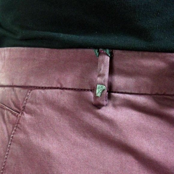 Versace Collection Men's Burgundy Casual Pants